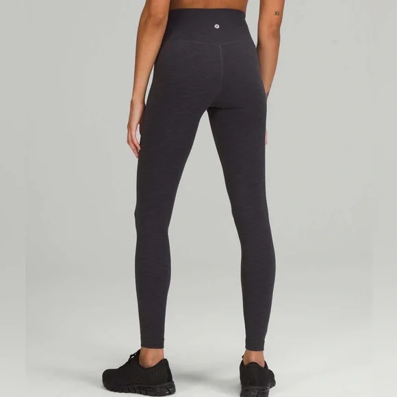 Lululemon Wunder Train High Rise Tight 28", Heathered Graphite Grey - Picture 2 of 11